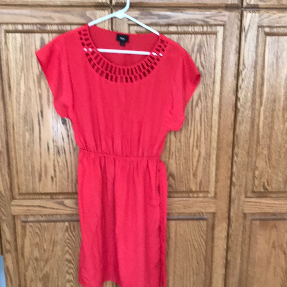 Hot pink dress